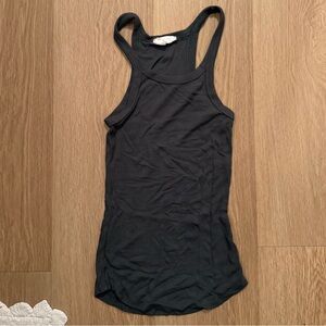 LNA skinny racer green Tank Top